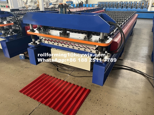 H Beam Base Wave Roll Forming Machine 45# Steel Rollers Omron Encoder 15-20 м/мин.