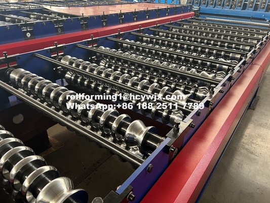 H Beam Base Wave Roll Forming Machine 45# Steel Rollers Omron Encoder 15-20 м/мин.