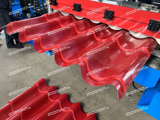 PPGI Color Steel GI Material for Glazed Tile Roll Forming Machine (ПРГИ цветной стальной ГИ материал для машины для формирования стеклянной плитки)