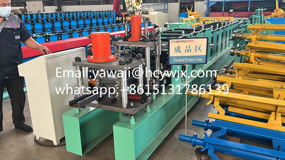Управление ПЛК C Purlin Roll Forming Machine с 14-18 роликовыми станциями