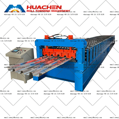 Машина для изготовления гофрированных кровельных листов Para Hacer Teja Floor Deck Roll Forming Machine