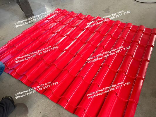 Двухслойная машина для формирования рулонов с ПЛК для производства плиток шириной 1250 мм и толщиной 0,3-0,6 мм