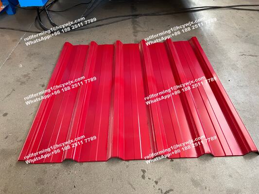 Двухслойная машина для формирования рулонов с ПЛК для производства плиток шириной 1250 мм и толщиной 0,3-0,6 мм