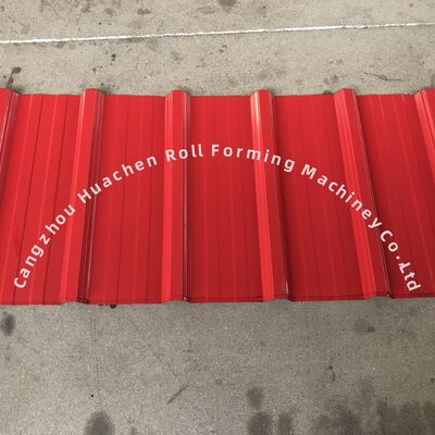 Двухвалковая линия профилирования для глазурованной панели шириной 1250 мм, скоростью 15 м/мин и материалом PPGI/GI