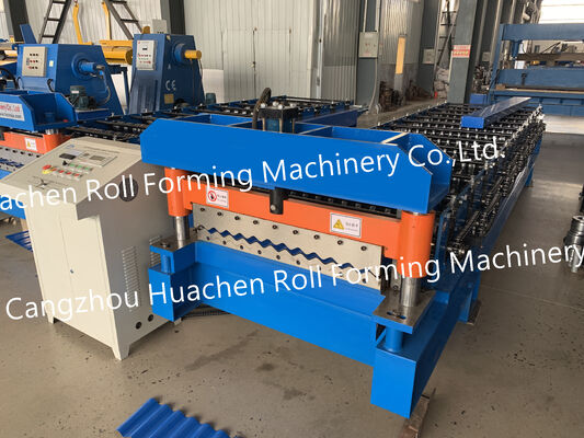 Single-layer roofing sheet forming machine