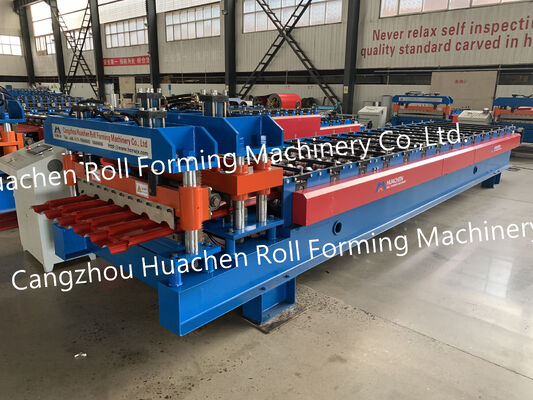 High-strength steel tile roof panel rolling press machine for construction materials