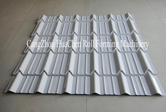 Двухслойная профилегибочная машина с диаметром вала 70 мм, 11 рядами роликов и управлением ПЛК