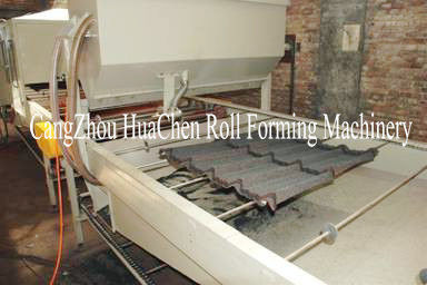 Покрынный камнем крен плитки руда металла формируя большую емкость производственной линии