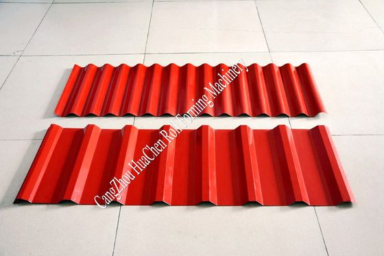 Покрасьте крен двойного слоя стальной плиты формируя ширину машины 1250mm