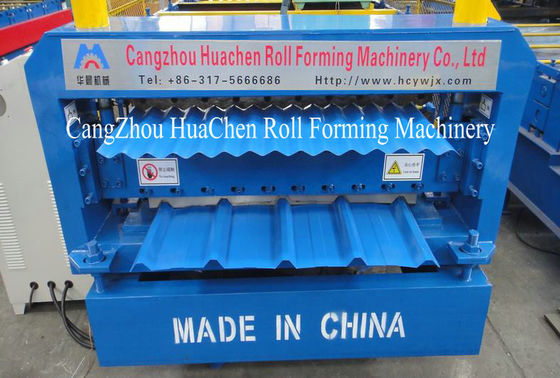 Крен двойного слоя крыши металла размера Popuar формируя машину с безопасной крышкой