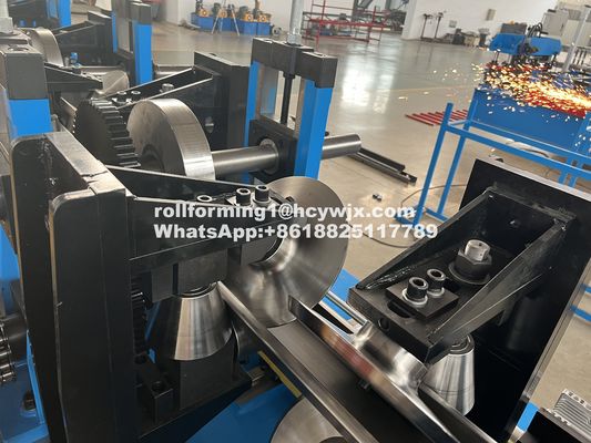 Одноклик CZ Purlin Interchange Roll Forming Machine Chain Drive