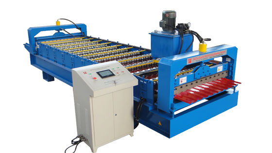 Трапецоидальный крен панели стены крыши формируя экран касания крена металлического листа машины бывший