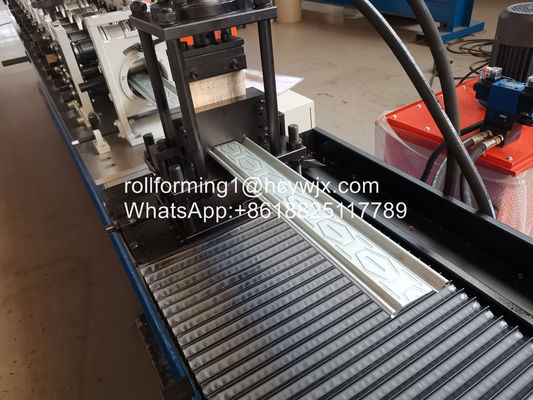 Настраиваемая ширина подачи дверной жалюзи ролл Формирующая машина для толщины 0,8-1,2 мм
