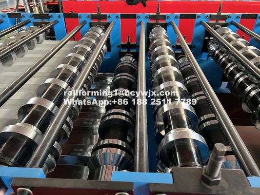 0.3-0.6mm 5.5KW мощность двойной слой рулон формирования машины