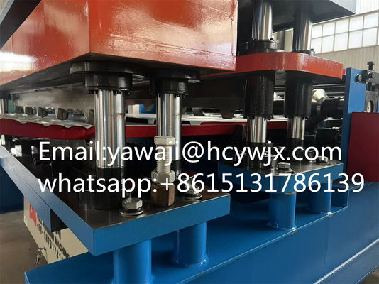 Металлическая крыша ролл Формирующая машина для скоростного производства 15 м/мин 70 мм диаметром вала