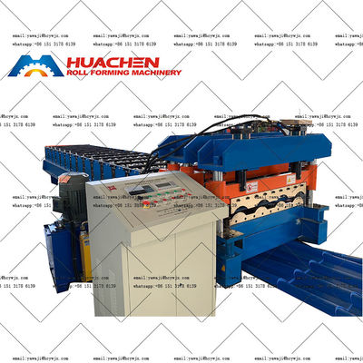 0.3-0.6 мм Толщина материала Стены Крыша Плитка Рулон Формирование машины с диаметром вала 70 мм