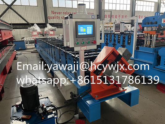 Гальванизированное Ридж настилая крышу крен панели крыши сточной канавы формируя ширину машины 410mm