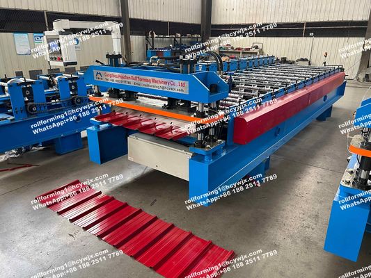 Эфиопия 600 ПЛЦ система управления крышевой листовки изготовления машины железной прокатной машины