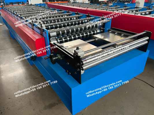 Высокоскоростная цепная трансмиссия гофрировочной машины для стеновых и облицовочных панелей