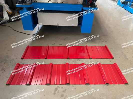 Эфиопия 300 400 Двухвалковый профилегибочный станок Двухслойный профилегибочный станок