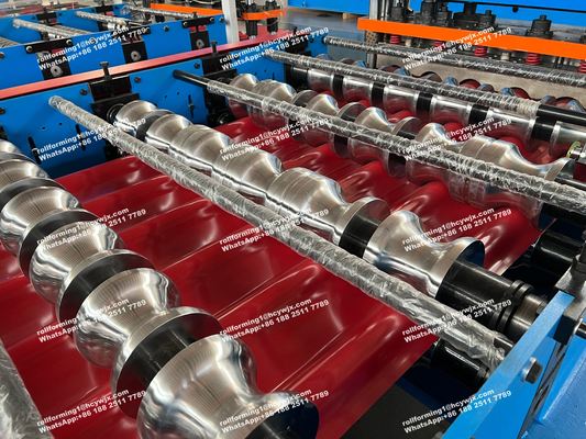 Производственная машина для формовки кровельной черепицы / Машина для изготовления глазурованной черепицы / Станок для профилирования стального листа