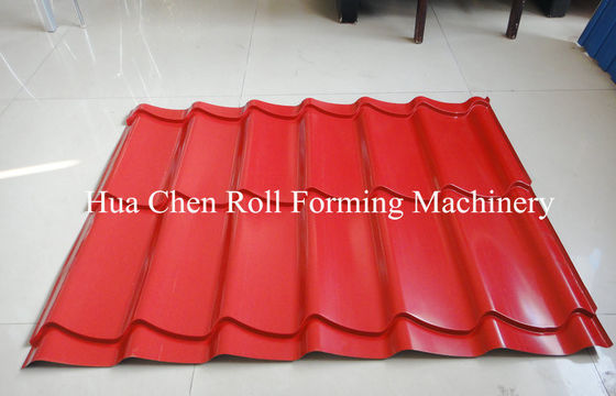 Твердой стальной крен плитки Metrocopo вала застекленный крышей формируя машину с 15 рядками