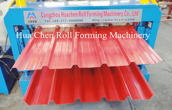 Формировать крышу двойного слоя скорости 8-12m/Min формируя диаметр 76mm вала машины