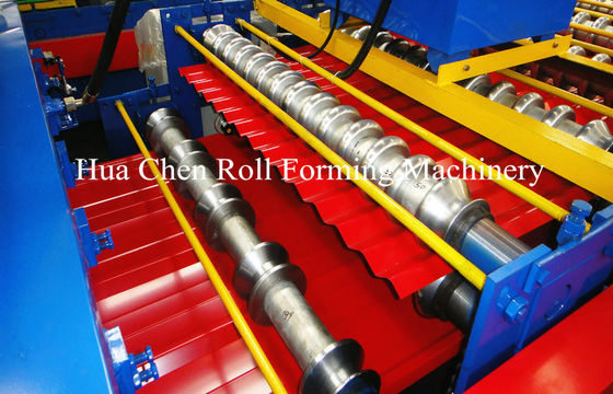 Крен стального листа цвета панели крыши двойного слоя формируя машину с 12/13 рядка