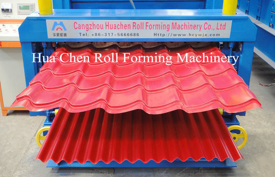 Двухслойная машина для формирования рулонов с ПЛК-контролем для толщины 0,3-0,6 мм стали и ширины 1250 мм