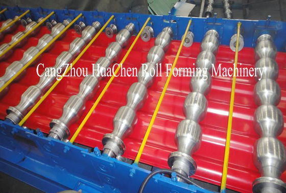 Стальной крен плитки крыши застекленный панелью формируя машину для конструкции